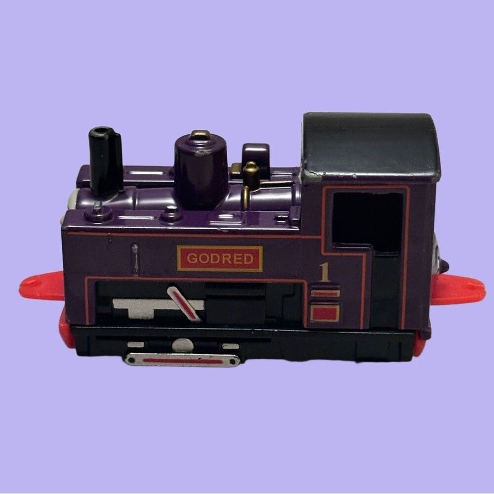 Thomas & Friends GODRED #1 Purple ERTL Diecast Train vintage 1995